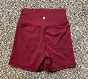 wine red aybl shorts