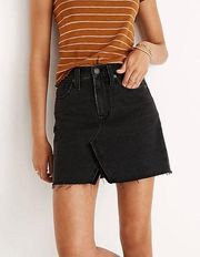 Rigid Denim A-Line Mini Skirt in Colfax Wash Size 25