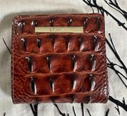 Brahmin Jane wallet Pecan Melbourne, crocodile-embossed leather, sold out online