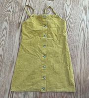 Mustard Corduroy Dress