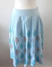 Lapis Women Blue Casual Skirt Size M