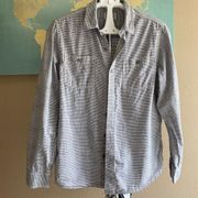 Converse men’s striped One Star striped button down top size medium