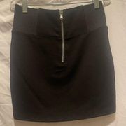 High-Waisted Mini Skirt - XS