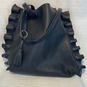 Sanctuary black Leather Shoulder Bag