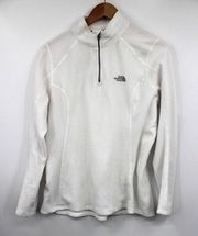 The North Face  Jacket Womens Large White Fleece Pullover Outdoor Sweater Ladies