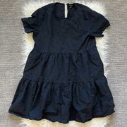 Episode Black Tiered Babydoll Dress