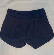 Speed Up Shorts 4” In Black