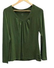 Apt 9 Women’s Long Sleeve Green Shirt New