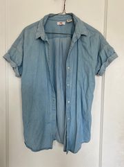 Denim Button Down Shirt