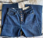 Brand New  Wide Leg Crop Jeans