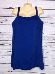 Swim 365 Size 24W Royal Blue Adjustable Strap One Piece Bathing Suit Swim Dress