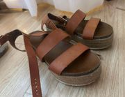 Platform Leather Sandals