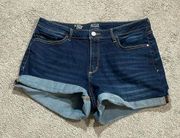 A.N.A Dark Wash Mid Rise 3.5” Inseam Denim Shorts | Size 14