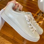 Rag & bone white leather Rb1 low sneakers Women size 8, Men size 6.5