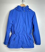 L.L.Bean Jacket Womens Blue Parka Weather Size Small