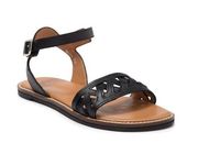 Aquatalia Audry Ankle Strap Sandals, Black Size 10M New