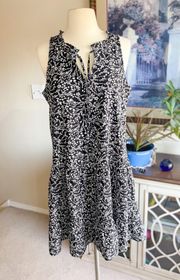 women's floral ruffle bottom dress size S