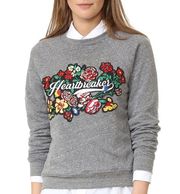 Rebecca Minkoff heartbreakers gray sweatshirt