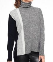 Athleta Transit Colorblock Merino Wool Turtleneck