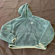 Nike Hoodie Sherpa Women’s Sz Small Green Drawstring Logo