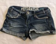 Low Rise Denim Shorts