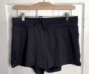 Athleta Dark Gray Surge Swim Short 739776 Size Medium