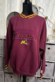 Vintage Minnesota State Golden Gophers Pullover Crewneck Sweatshirt