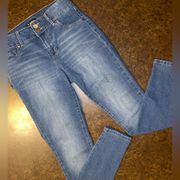 d. Jeans Wide Waistband Skinny Jeans - size 8