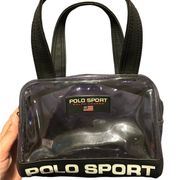Polo sport vintage semi clear handbag