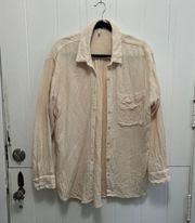 Cream Button Up Shirt