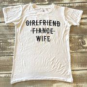 Graphic Tee Size: M Color: White