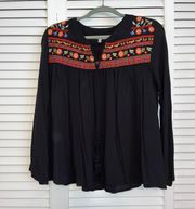 Flowy Embroidered Top