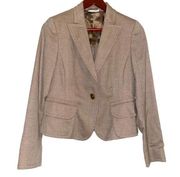 Akris Punto Wool Textured Tan Blazer US6