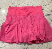 Hot Pink Tennis Skirt