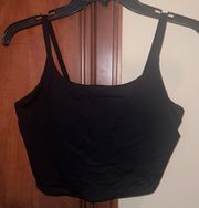 Cropped Athletic Tank Top