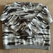 Karisma Grey & Black Camouflage Sweater