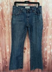 Maurice’s Y2K Whiskered Distressed Morgan Bootcut Jeans Size 9/10 SHORT Length