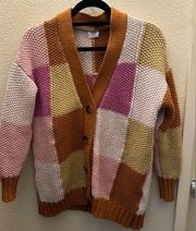 Cotton On Splice Patchwork Cardigan XS