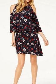 1080 Zoe by  cold shoulder floral dress