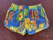 Vintage 80s 90s  Swim Trunks Shorts Retro Summer Beach