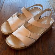 Naturalizer White Sandals 11