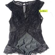 Black Lace Romper