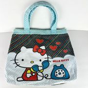 Loungefly Hello Kitty Sanrio Y2K Tote Bag Telephone Heart Polka Dot