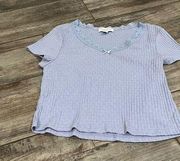 Topshop Baby Tee Crop Top Size 8