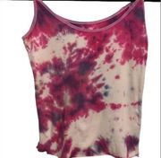 Womens tie dye cami Time and Tru