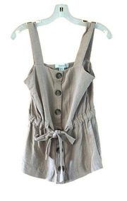 Primark Belted Button Down Tank NWOT