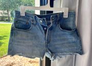 501 High-Waisted Denim Shorts