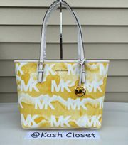 Michael Kors MK JST Medium Logo Print Tote Bag | Handbag | Purse