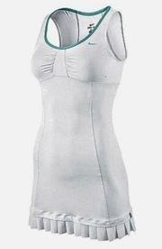 Nike Tennis Dri-Fit Tennis Dress (White) - Medium