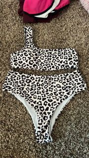 Leapard Bathing Suit Set